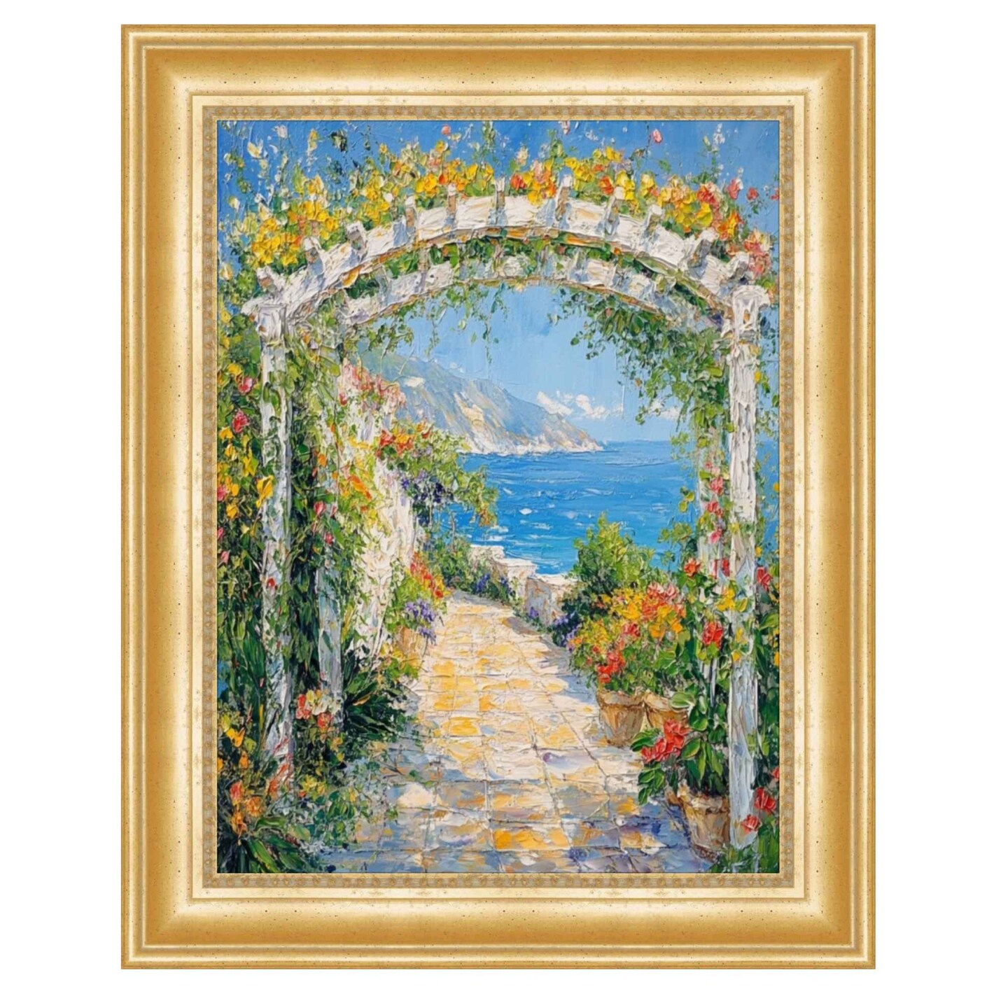 Scoop Beaded Gold Picture Frame 18x24 frame