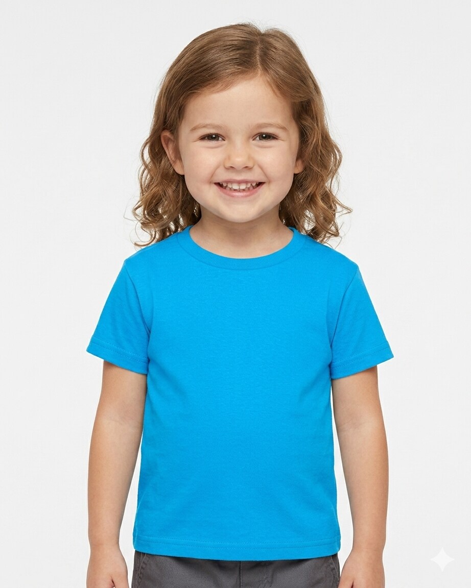 Rabbit Skins® Toddler Cotton Jersey Crew Neck Short Sleeve Tee - 3301T