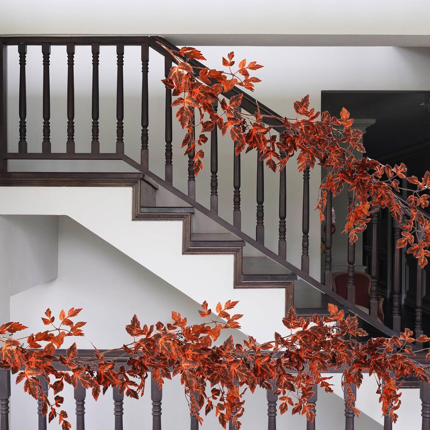 2 Pack Plum Artificial(Dark Brown)14.41 x 11.57 x 2.44 inches
