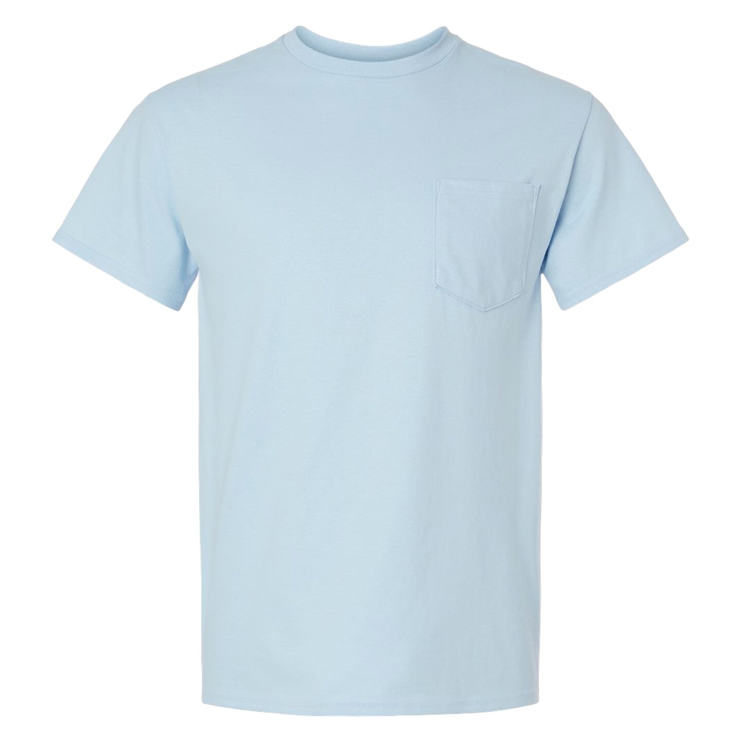 Gildan Ultra Cotton Pocket T-Shirt Blanks, Unisex Short Sleeve Crewneck Craft Tees