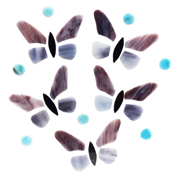 Pre-Cut Stained Glass Butterflies-Make Your own Beautiful Glass Project.
