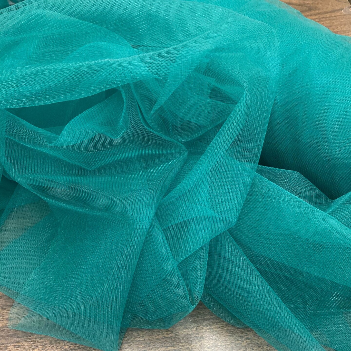 1 Yard 2-Way Stretch Nylon Net Mesh Fabric, 60" Width Lightweight Sheer Mesh for Gowns, Dancewear & Costumes