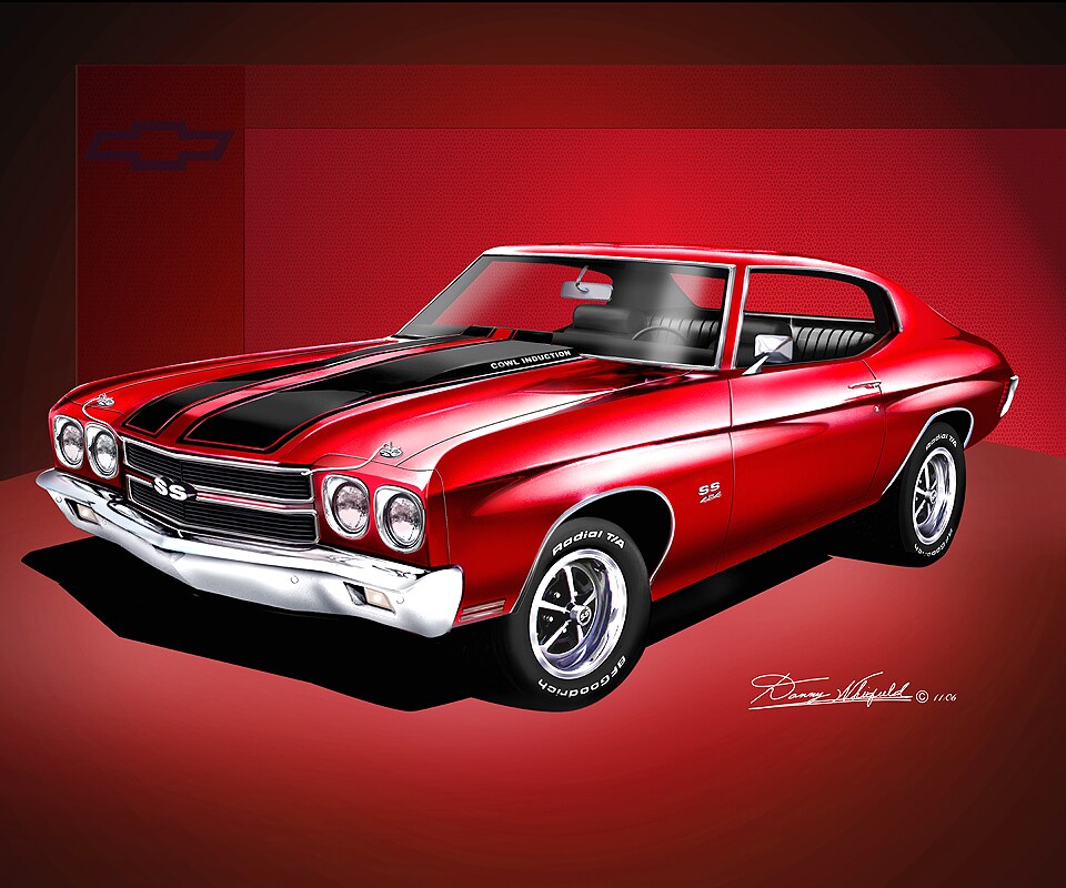 1970 Chevelle SS - Monza Red Fine Art Print by Danny Whitfield | Auto  Enthusiast - Wall Decor for Men - Poster Print | MakerPlace by Michaels, image size:1080x900