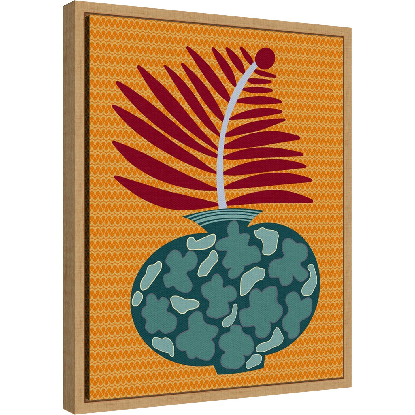 Snappy Botanical II by Regina Moore Framed Canvas Wall Art