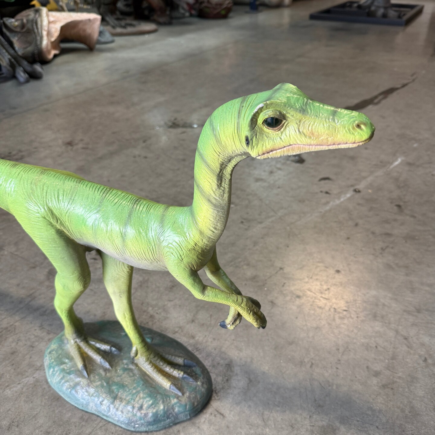Compsognathus Dinosaur Life Size Statue