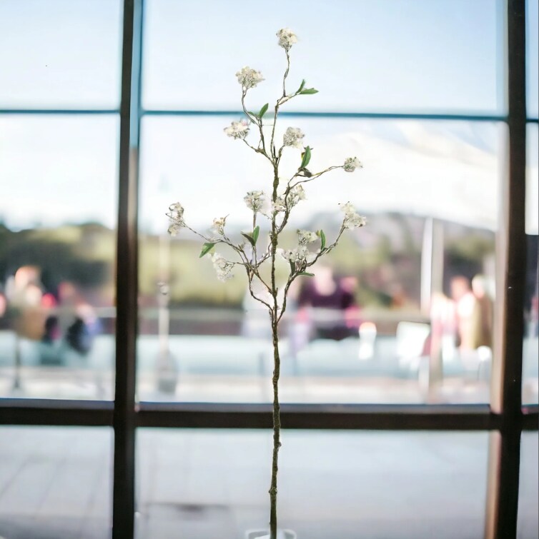 3PC 42" Wild Flower Spray Realistic Silk Blooms for DIY Decor