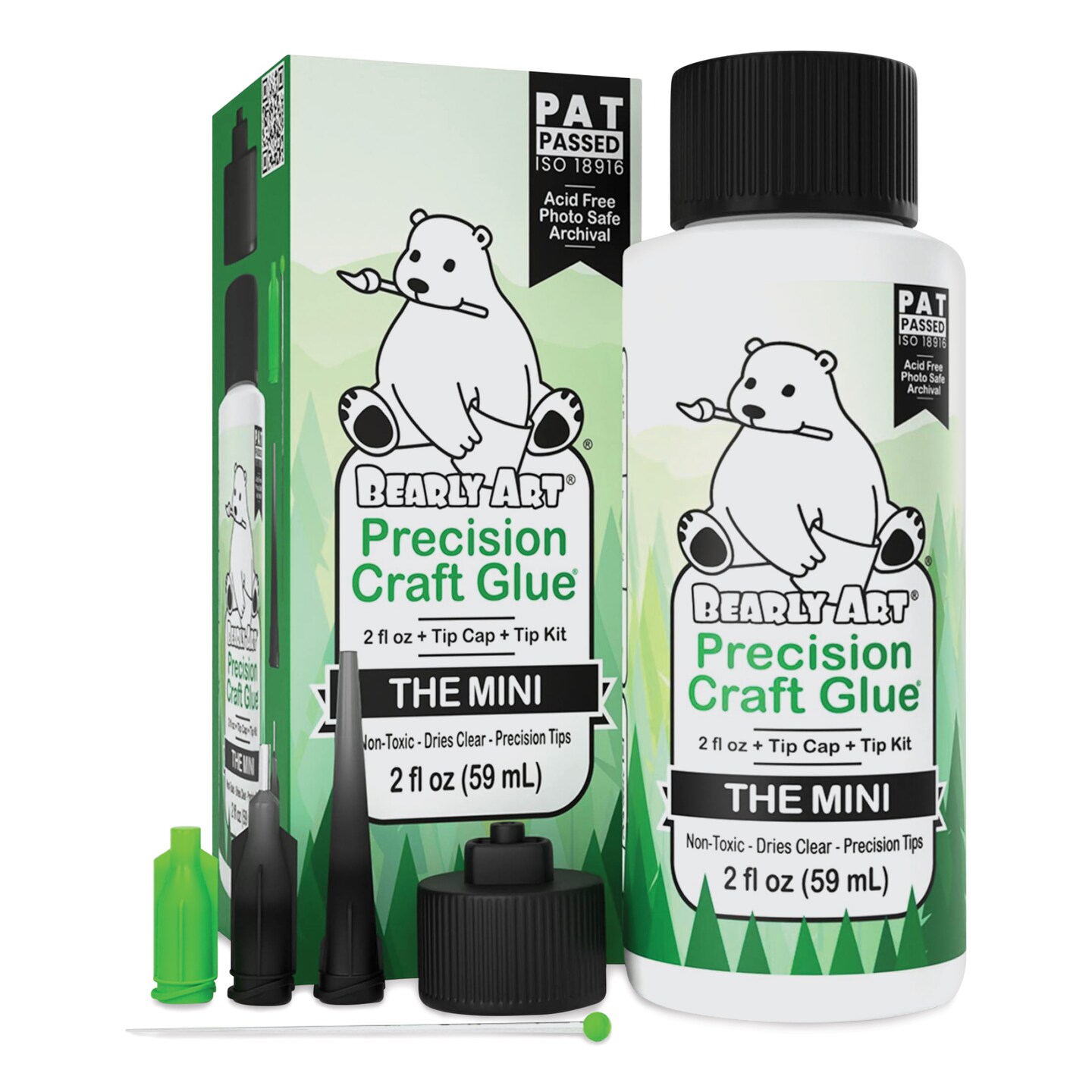 Bearly Art Precision Craft Glue - The Mini, 2 oz