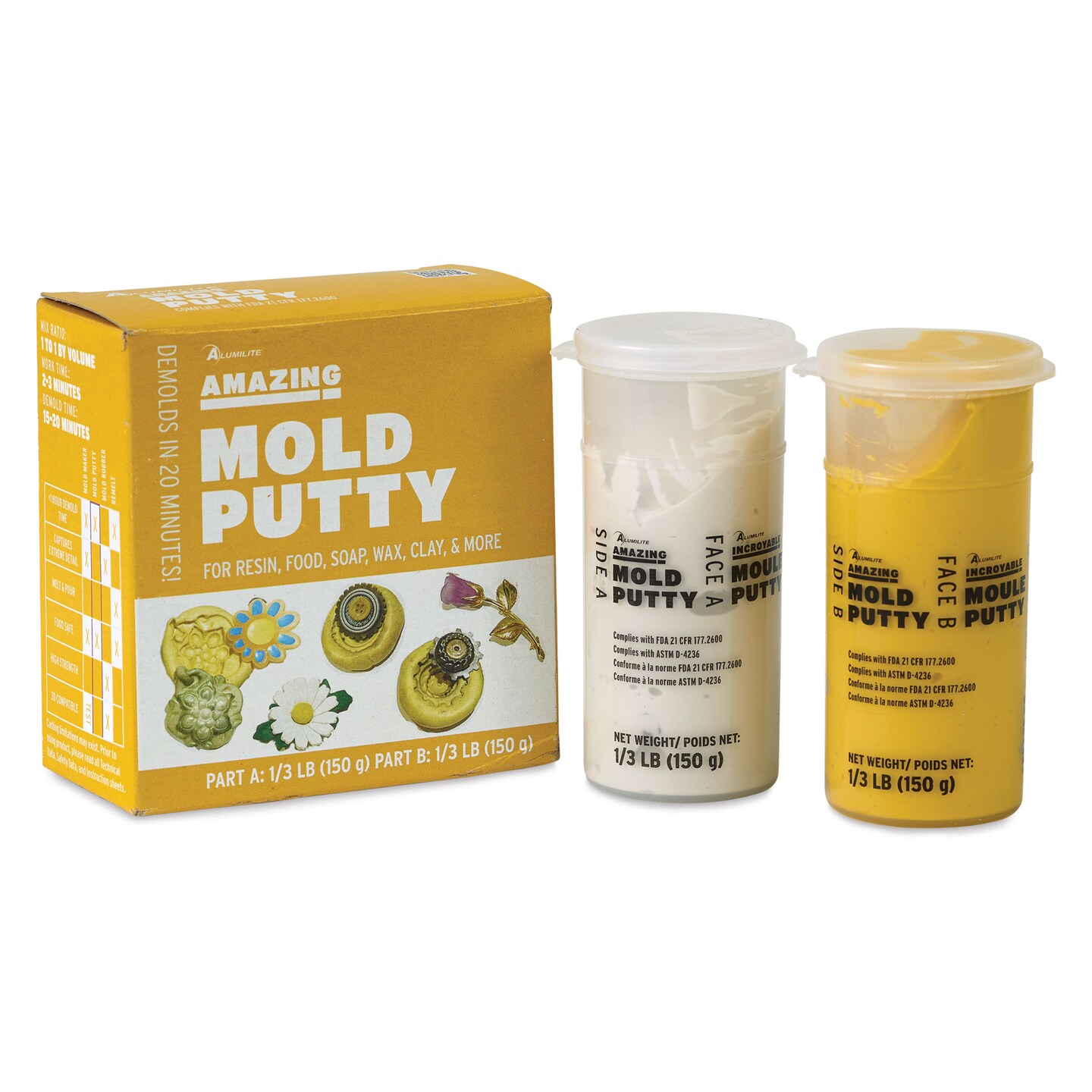 Alumilite Amazing Mold Putty - 2/3 lb