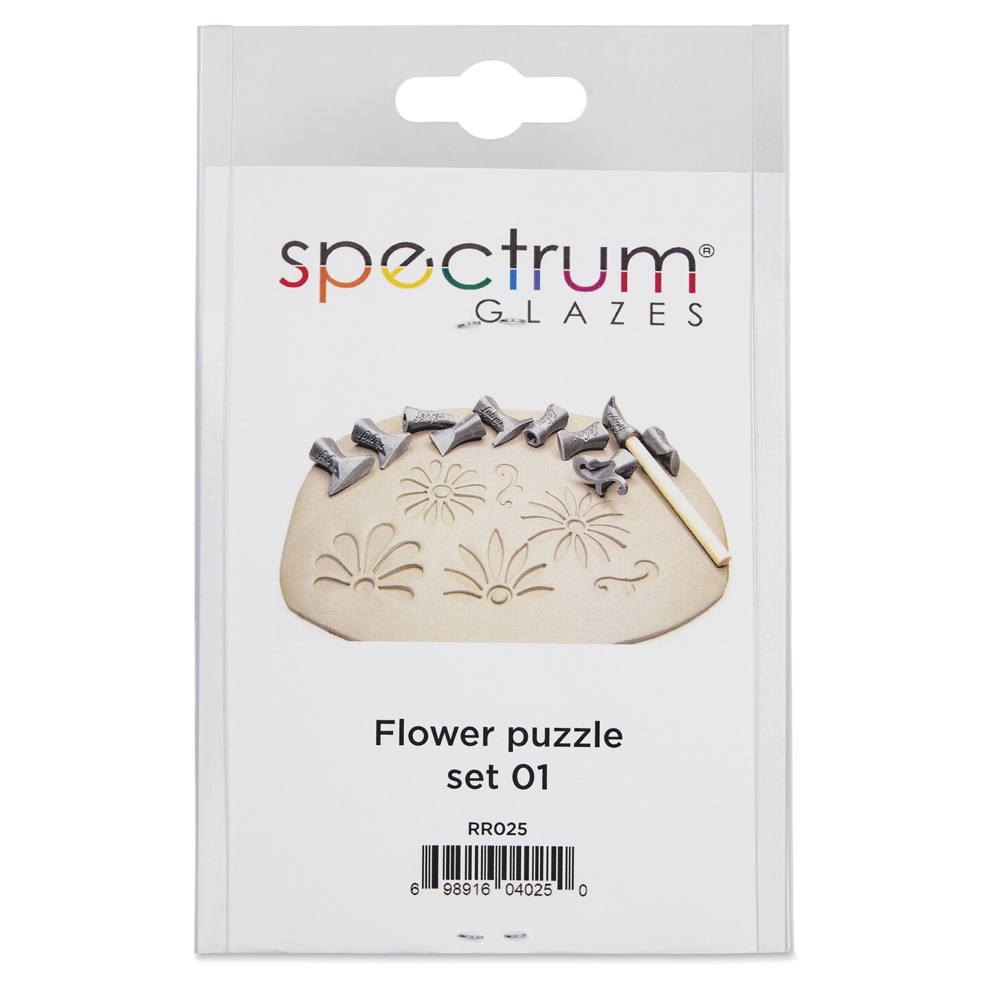 Spectrum Stamps - Flower Puzzle, Set of 10