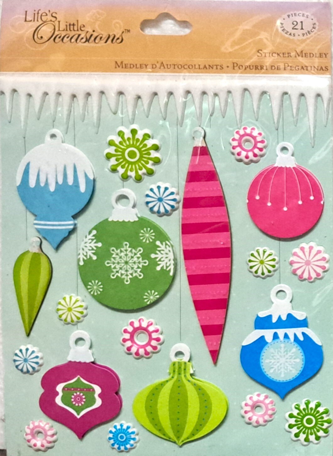 K &#x26; Company Life&#x27;s Little Occasions Ornaments Sticker Medley