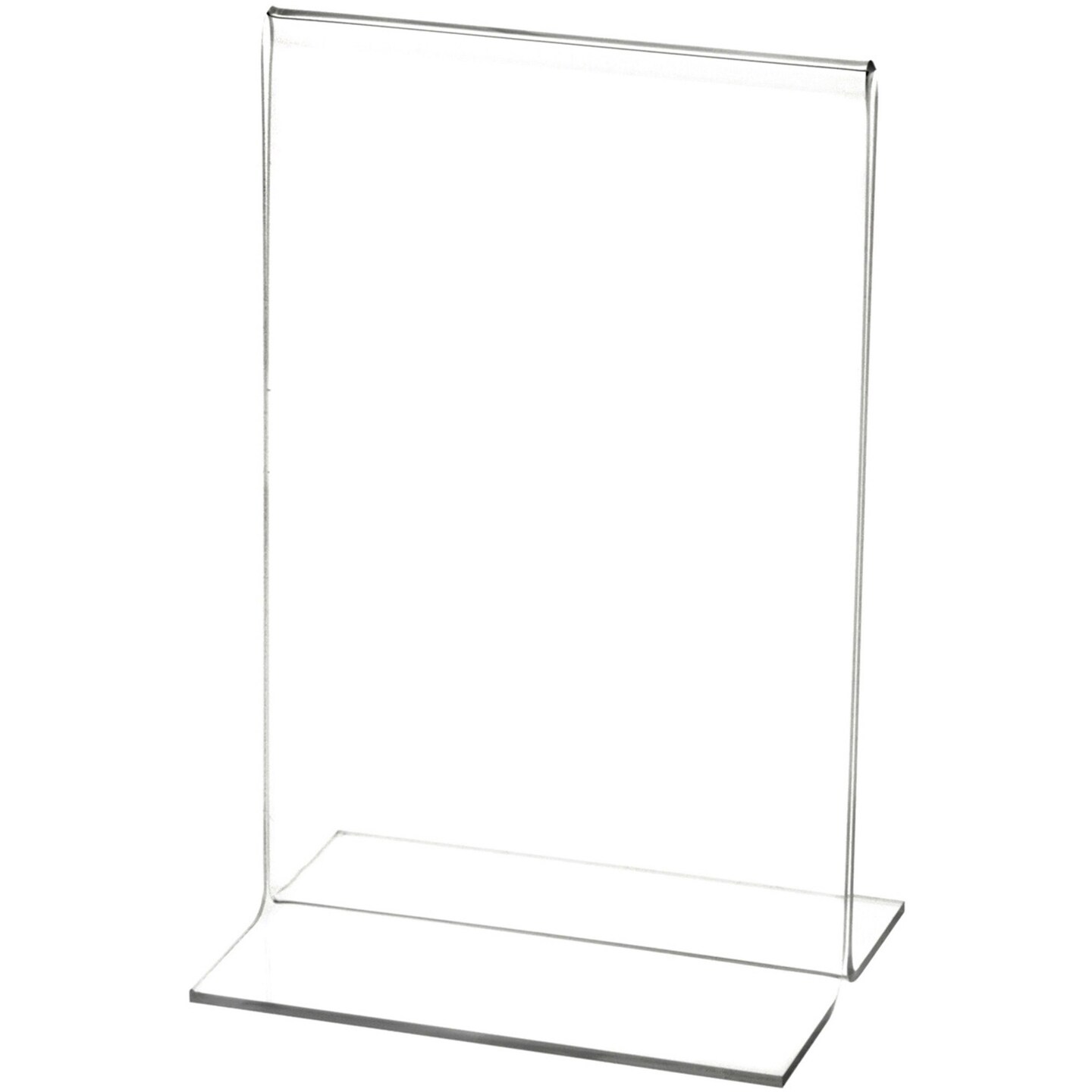 Plymor Clear Acrylic Sign Display / Literature Holder (Bottom-Load), 8" W x 10" H