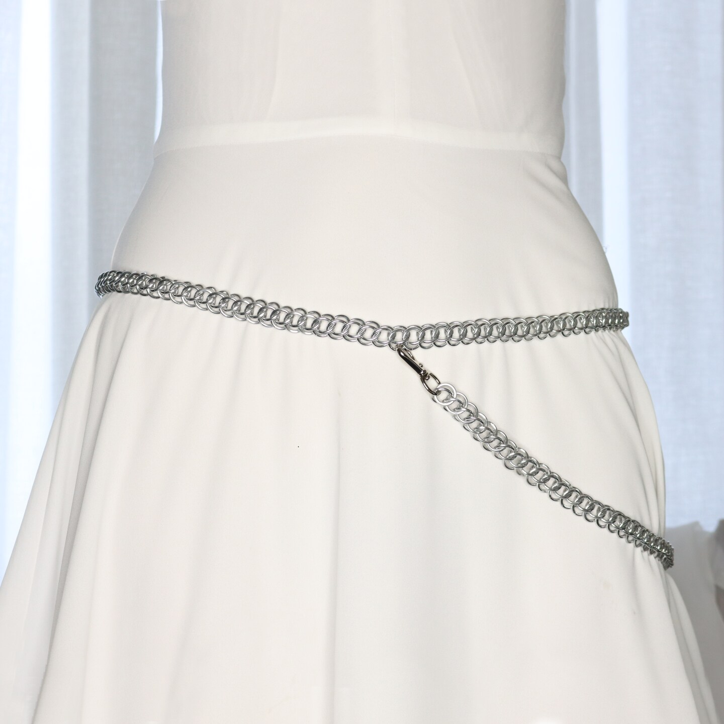 Gothic Chain Belt - Chainmail Waist Belt Handmade in Your Choice