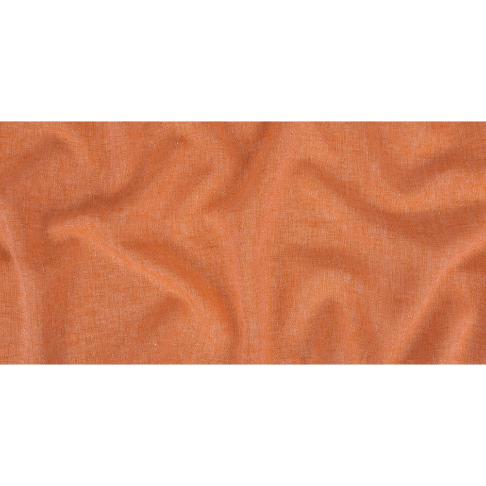 1 Yard Lightweight Linen Chambray Heathered Autumn Sunset for Summer Dresses Tops and Shirts
