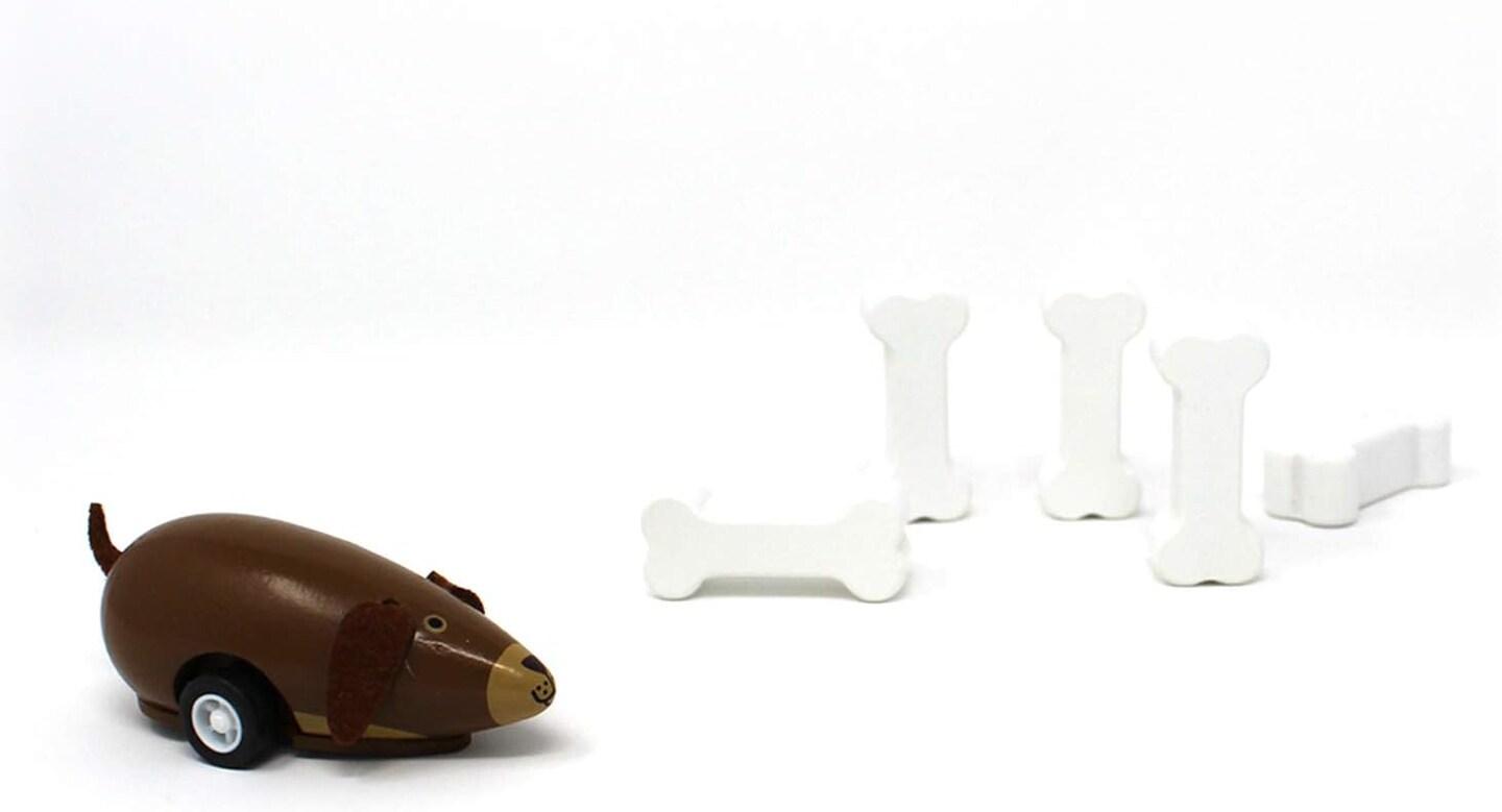 Jack Rabbit Creations, Inc. Bowling Toy Dog with Bones