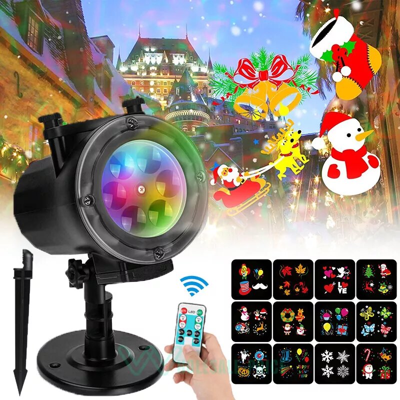 Kitcheniva Halloween Chrismas Party LED Projector Light