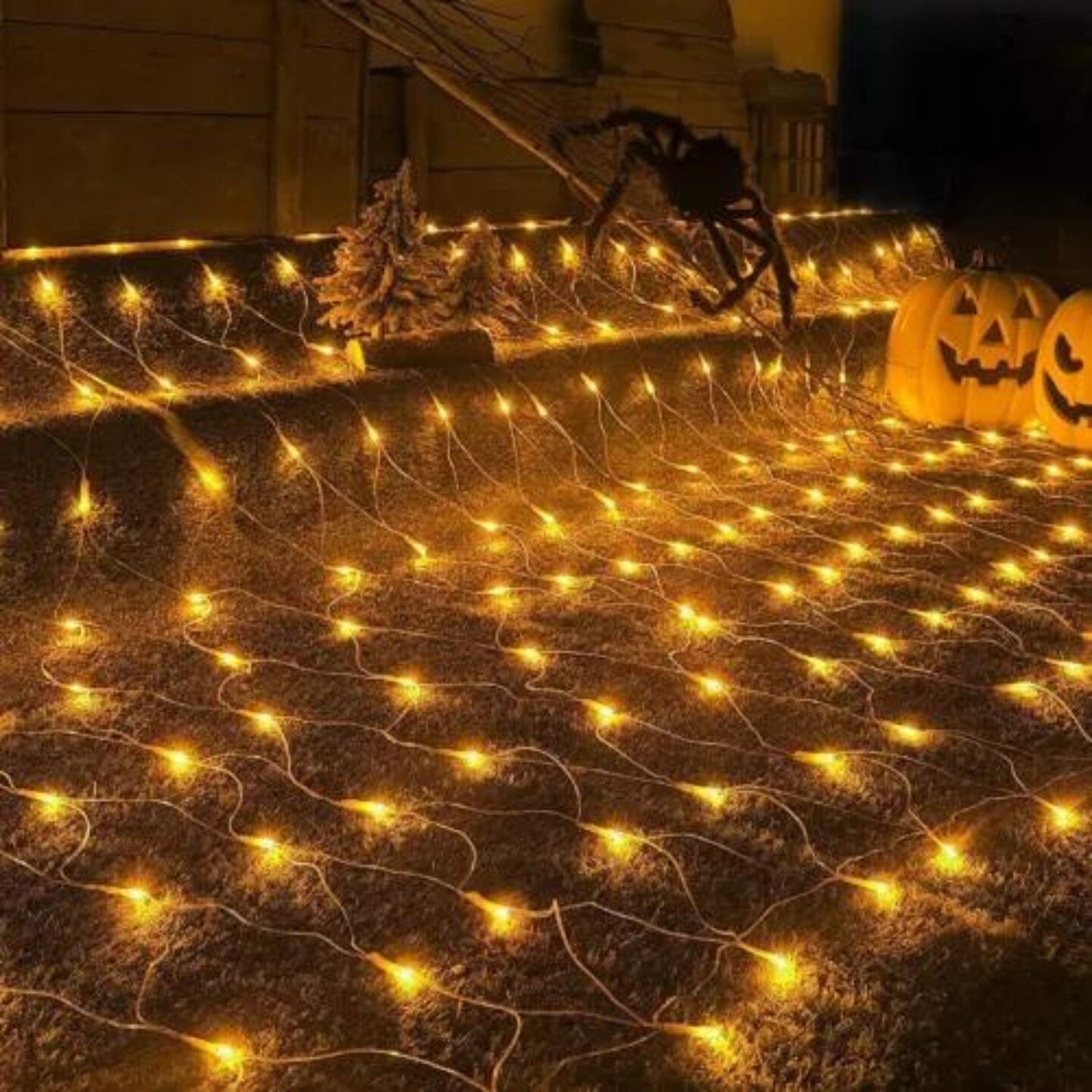 Kitcheniva 200 LED Net Curtain Mesh Fairy String Lights Yellow