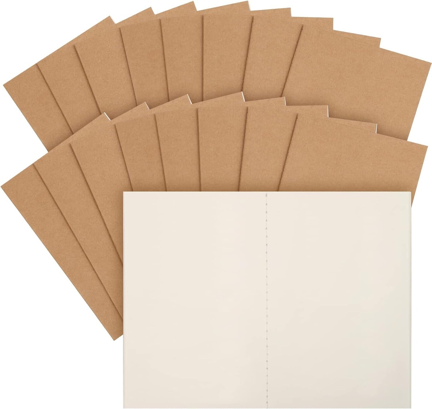 Kraft Notebooks Blank Page Journals In Bulk 16Pcs A5 8 3 X 5 5 Kraft notebooks blank page journals in bulk 16pcs a5 8 3 x 5 5