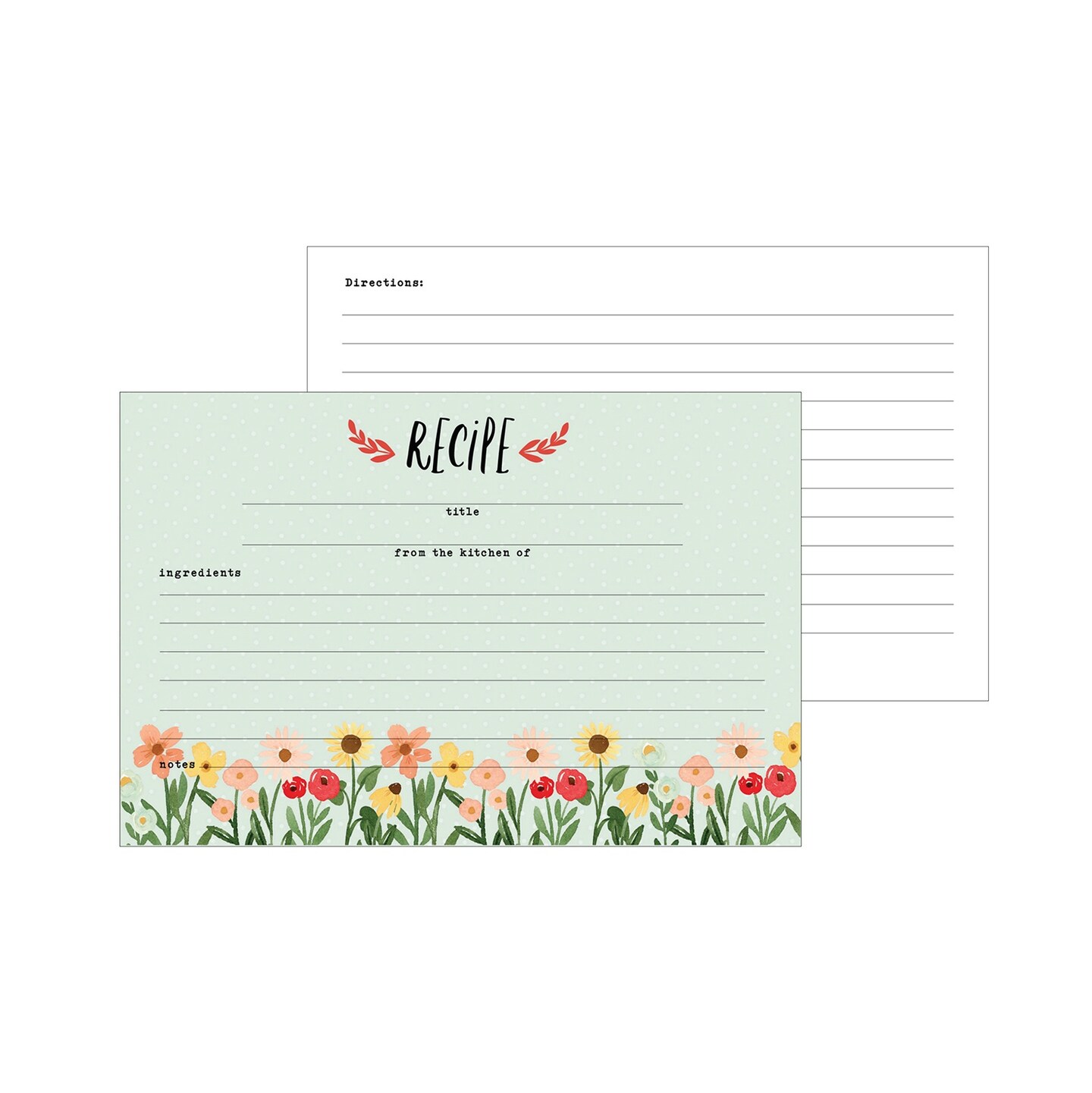 Echo Park Recipe Cards-Homemade
