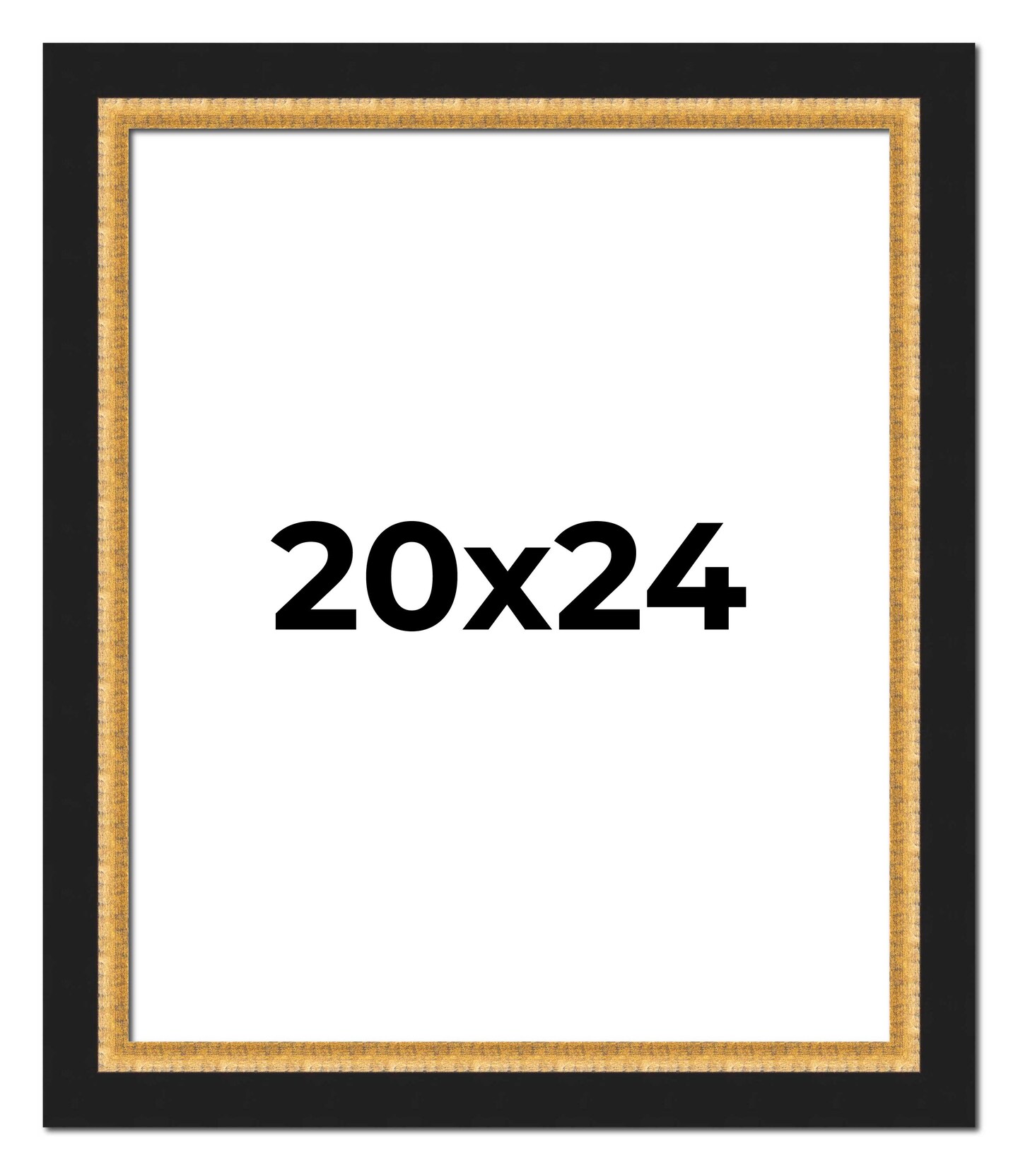 Embellished Brown Picture Frame - UV Acrylic, Foam Board Backing, Hanging Hardware