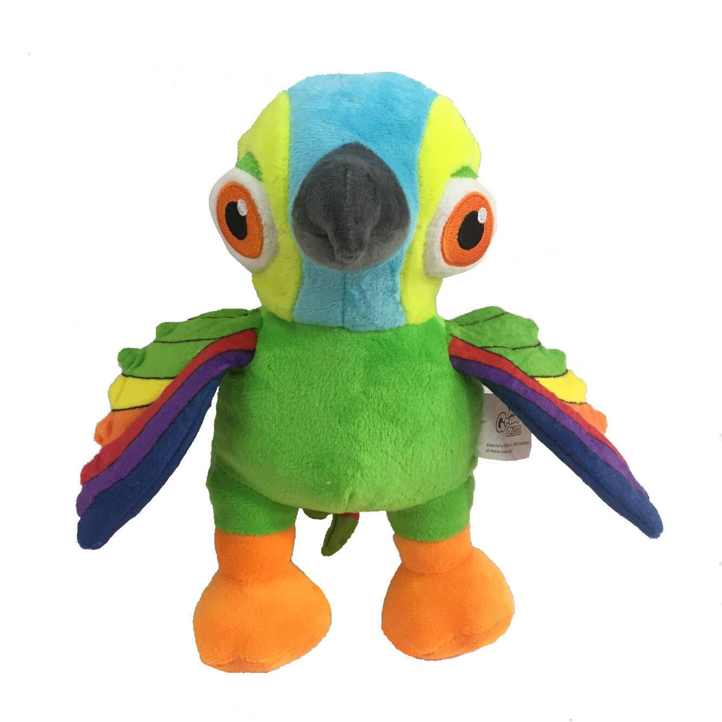 La Granja De Zenon &#x22;Lorito Pepe&#x22; 8 In. Interactive Plush Granja De Zenon El Reino infantil