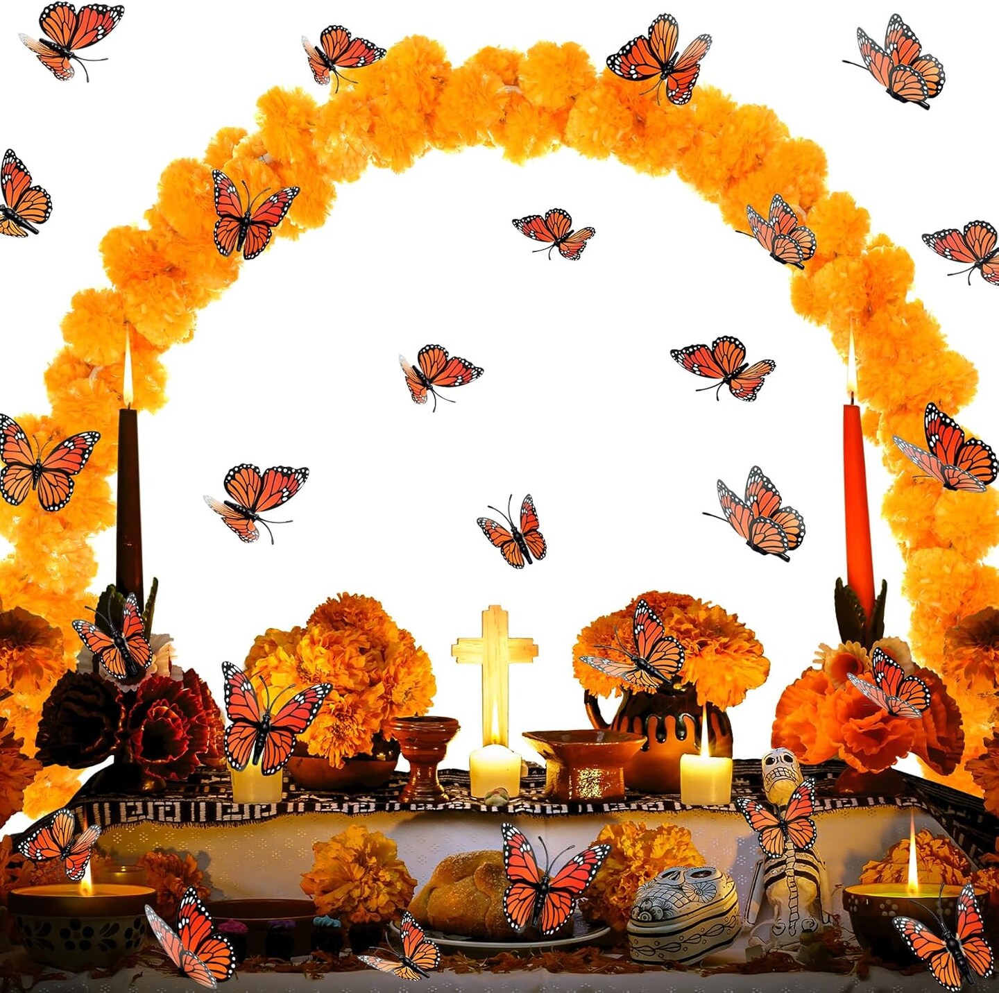 Day of the Dead Marigold Arch Kit