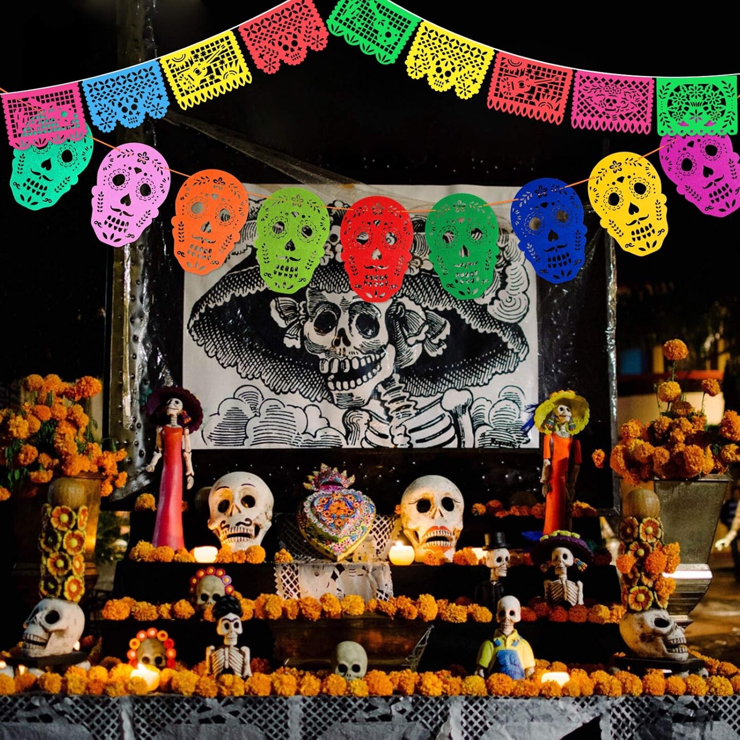 Papel Picado Mexican Fiesta Banners