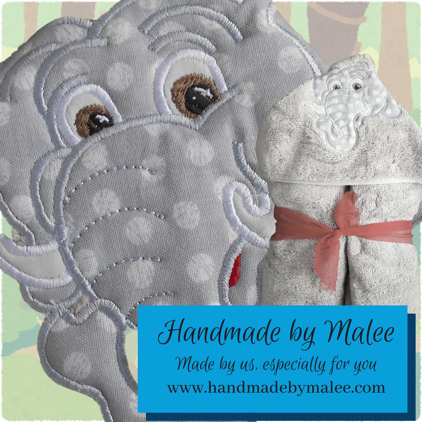 Ryan's Elephant Hooded Towel MakerPlace by Michaels