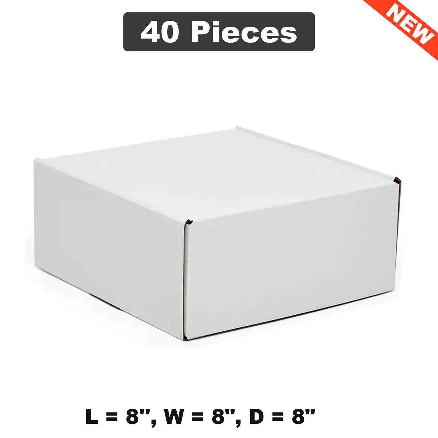 Square Shipping &#x26; Packing Boxes 8&#x22;x8&#x22;x8&#x22; for Compact and Reliable Packaging