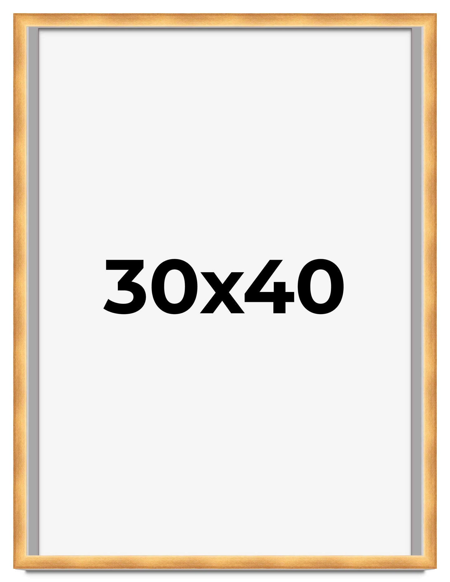 Minimalist Shadow Box Brown Picture Frame - UV Acrylic, Backing, Hanging Hardware