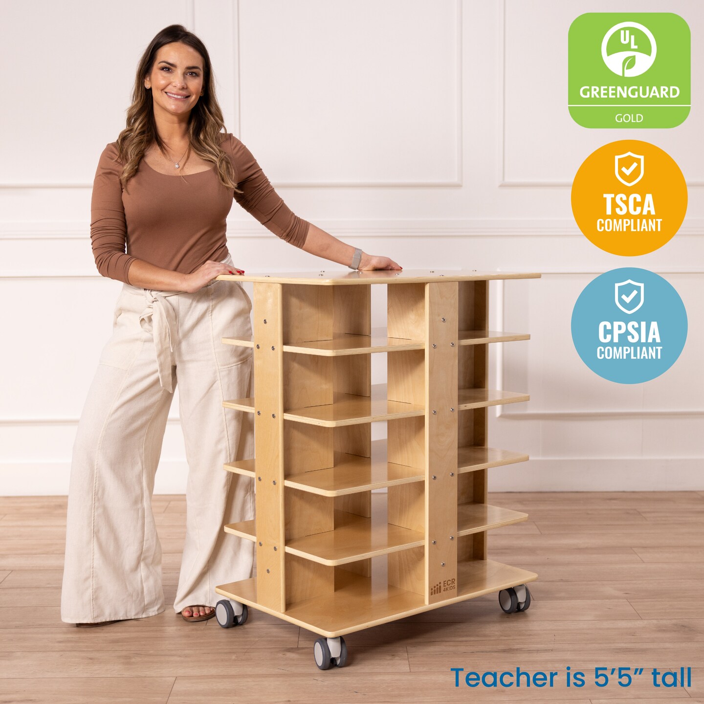 Cubby Storage Bin Tower 5x4, Classroom Furniture