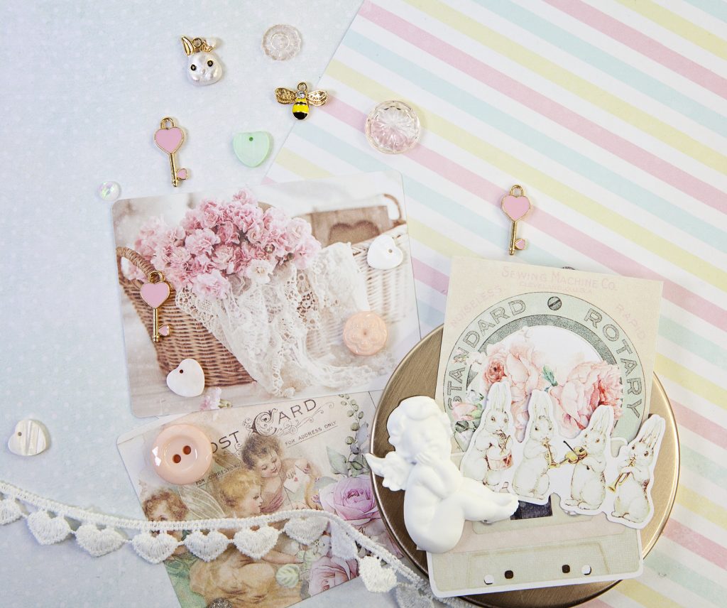 Prima Marketing Magic Love Bundle by Frank Garcia Collection Bundle Scrapbooking Journal Scrapbook Supplies Material Craft Notebooks Decoupage Album Art Journaling