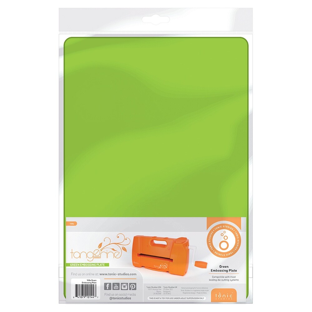 Tangerine Die Cutting Machine By Tonic Embossing Plate-Green