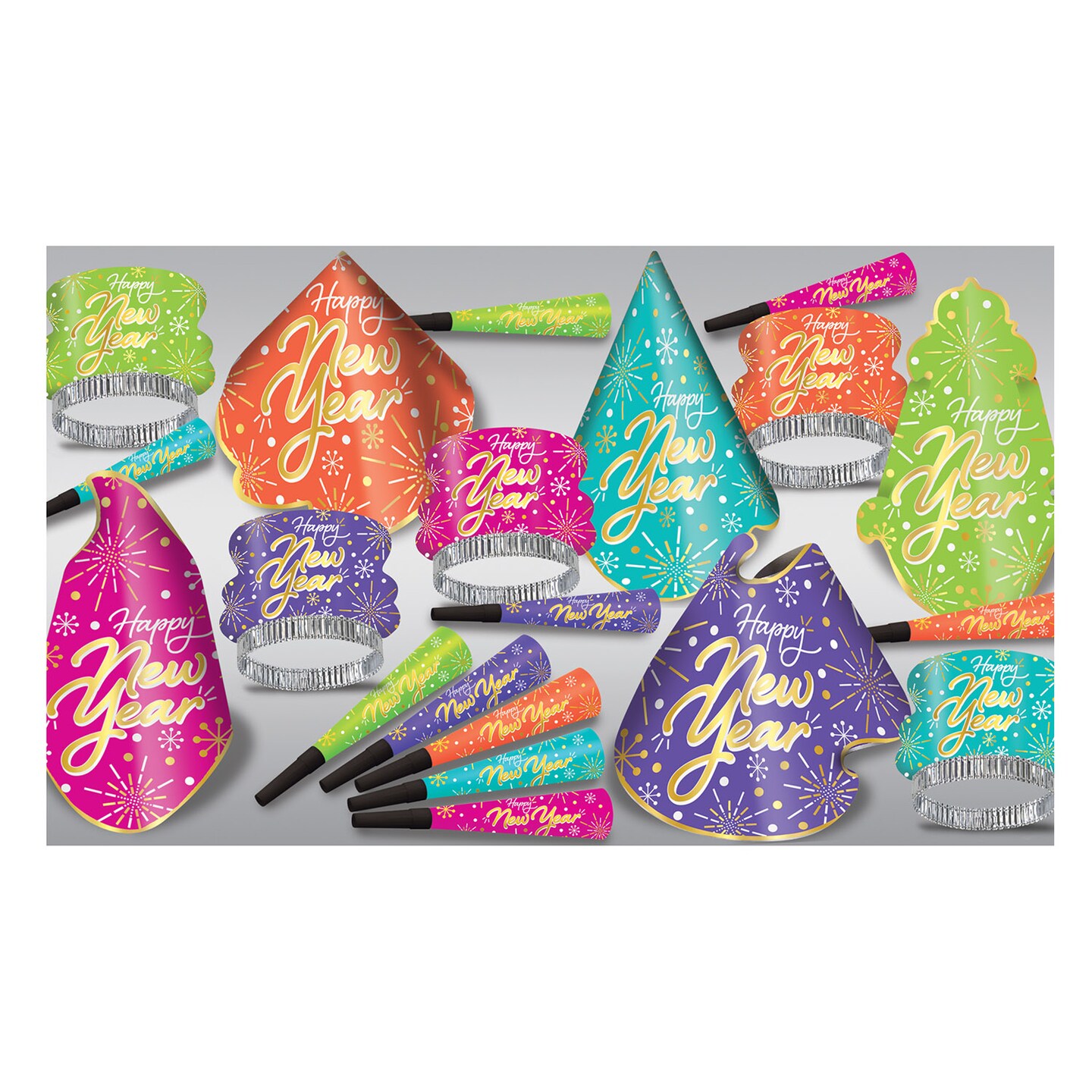 Beistle Neon Burst Assorted for 10 - 1 Pack