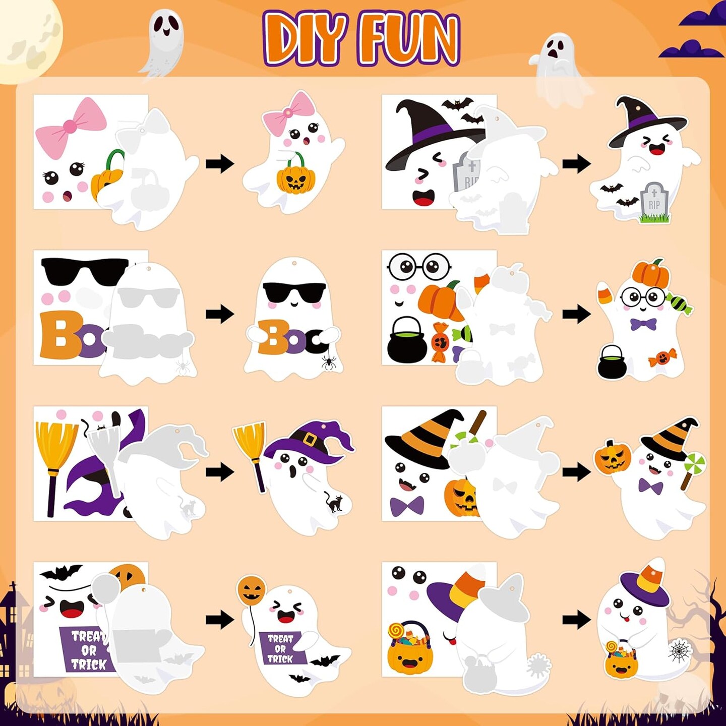Halloween Ghost Crafts for Kids
