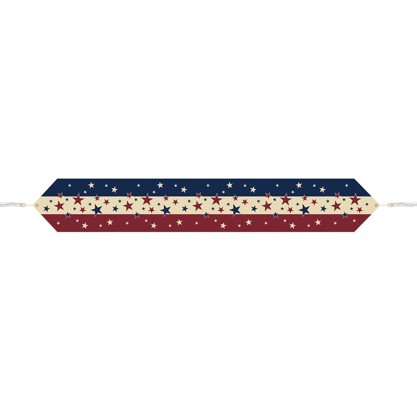 Beistle 11in. x 6Feet Printed Americana Table Runner - 12 Pack