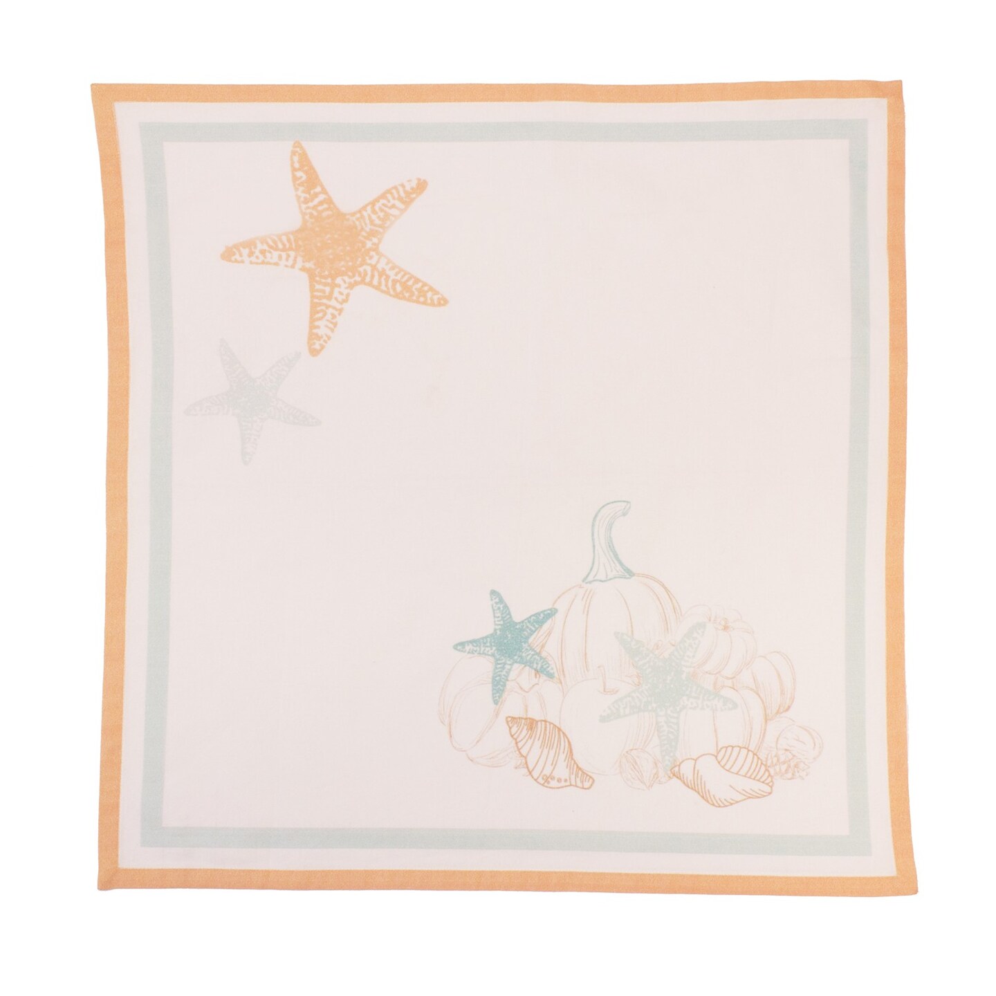 Give Thanks Starfish Nautical Design 100% Cotton Dinner Table Thanksgiving Napkin