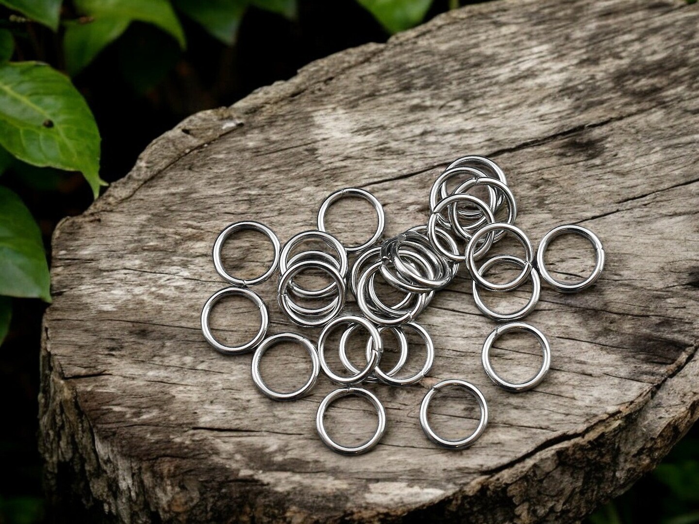 Stainless Steel Open Jump Rings -- Choose your size