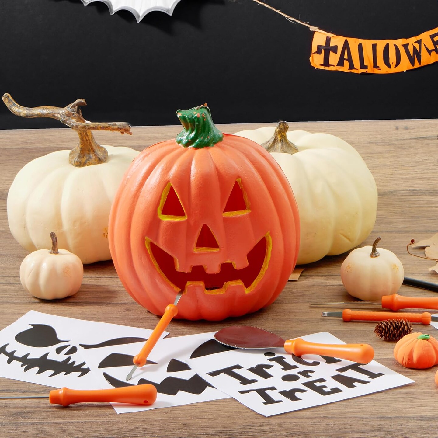 14 Pcs Halloween Pumpkin Carving Kit, Professional Carving Set with Handbag