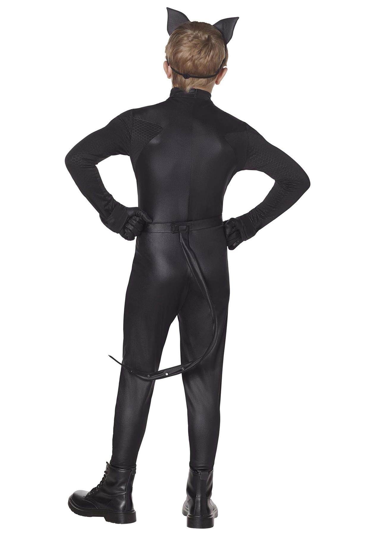 Kid&#x27;s Cat Noir Costume from Miraculous Ladybug Nickelodeon Costumes