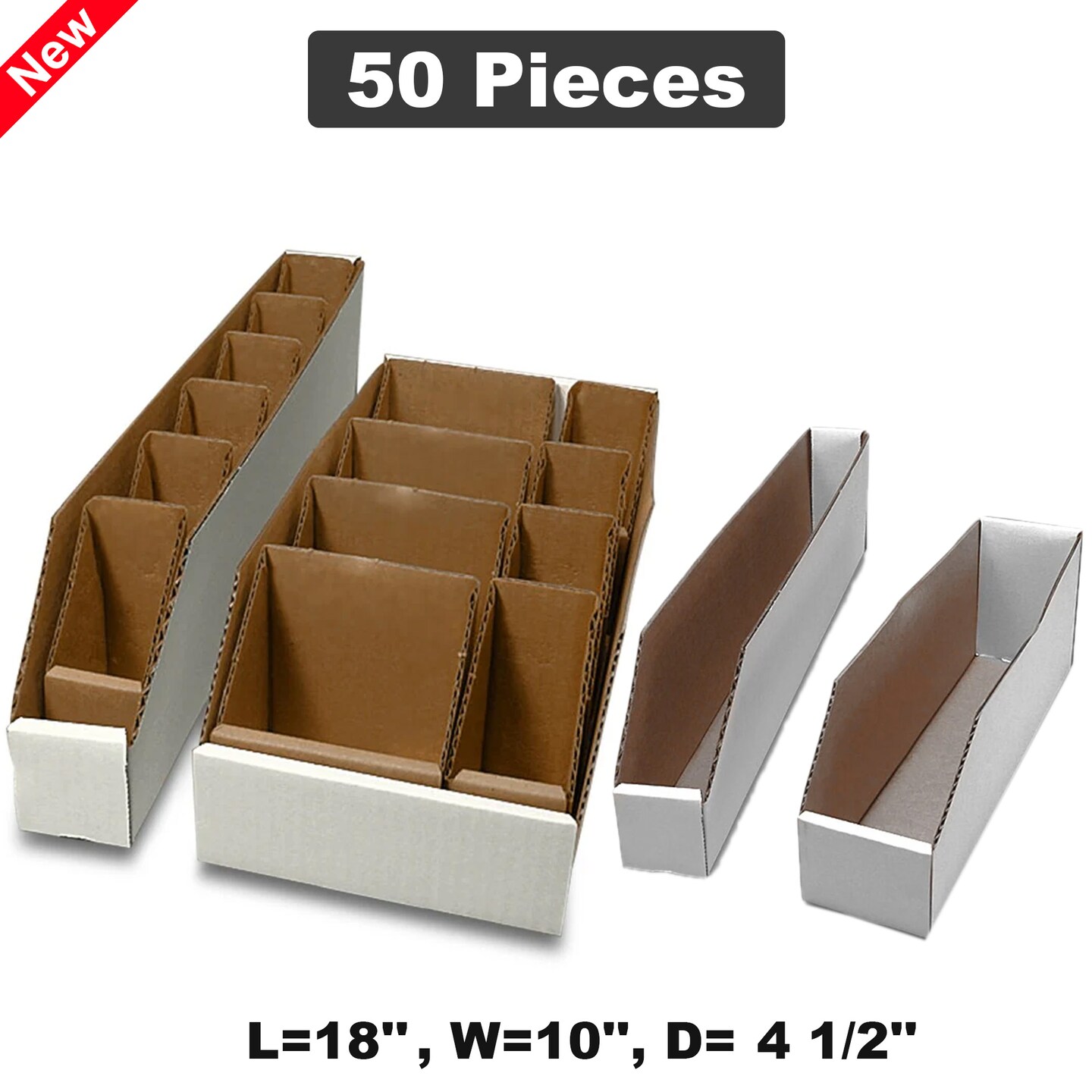 Heavy Duty Shipping and Packing Box 18&#x22;x10&#x22;x 4.5&#x22; for Safe and Efficient Transport