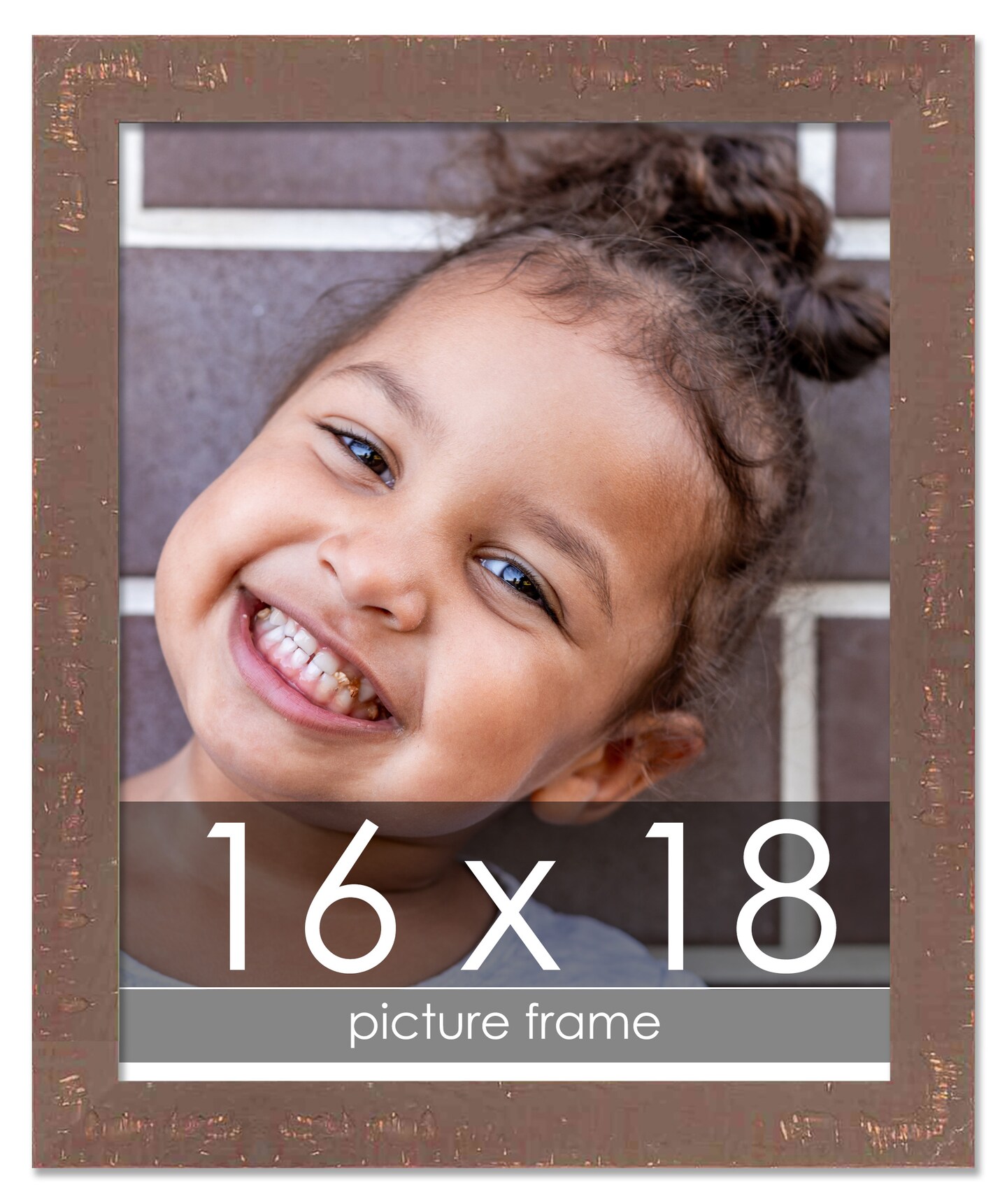 16x18 Shabby Chic Picture Frame with UV-Resistant Acrylic Acid Free  Backing, Available in Finishes Black, Blue, Brown, Green, Orange, Pink,  Red,