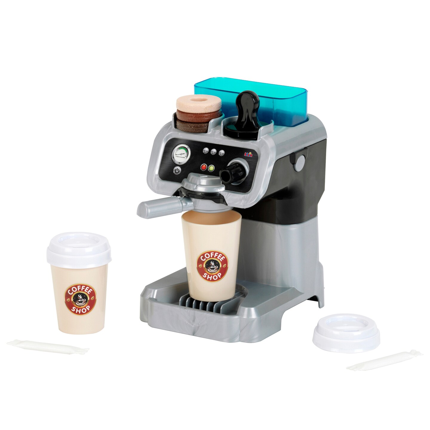 Klein: Barista Espresso Machine - Kitchen Appliance Toy, Coffee Making &#x26; Accessory Pretend Play Set, Realistic Water Flow Function, Kids Ages 3+