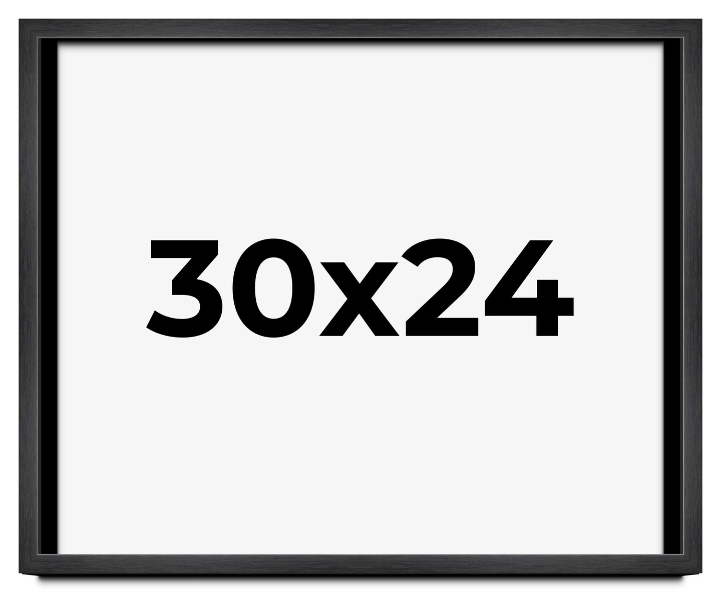 24x30 Shadow Box 1&#x22; Depth Picture Frame with UV-Resistant Acrylic &#x26; Acid Free Backing, Available in 3 Finishes - Black, Grey, White