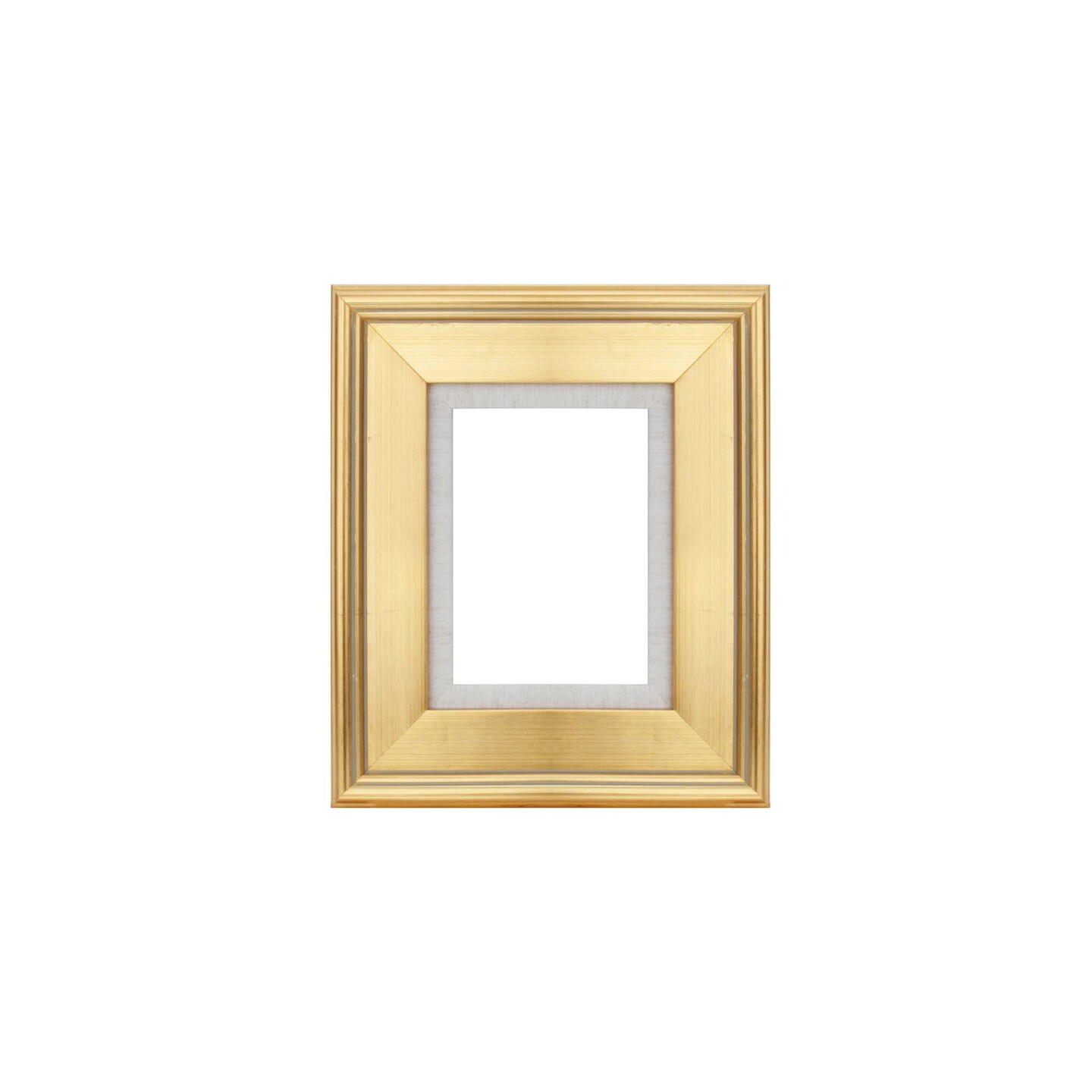 Creative Mark Elegant Plein Aire Gold Frame with Linen Liner |  Ornate Picture Frames | High-End Open-Back Frame | Vintage Photo Frame | Gessoed Wood | 3-inch Wide Moulding | No Glass or Backing