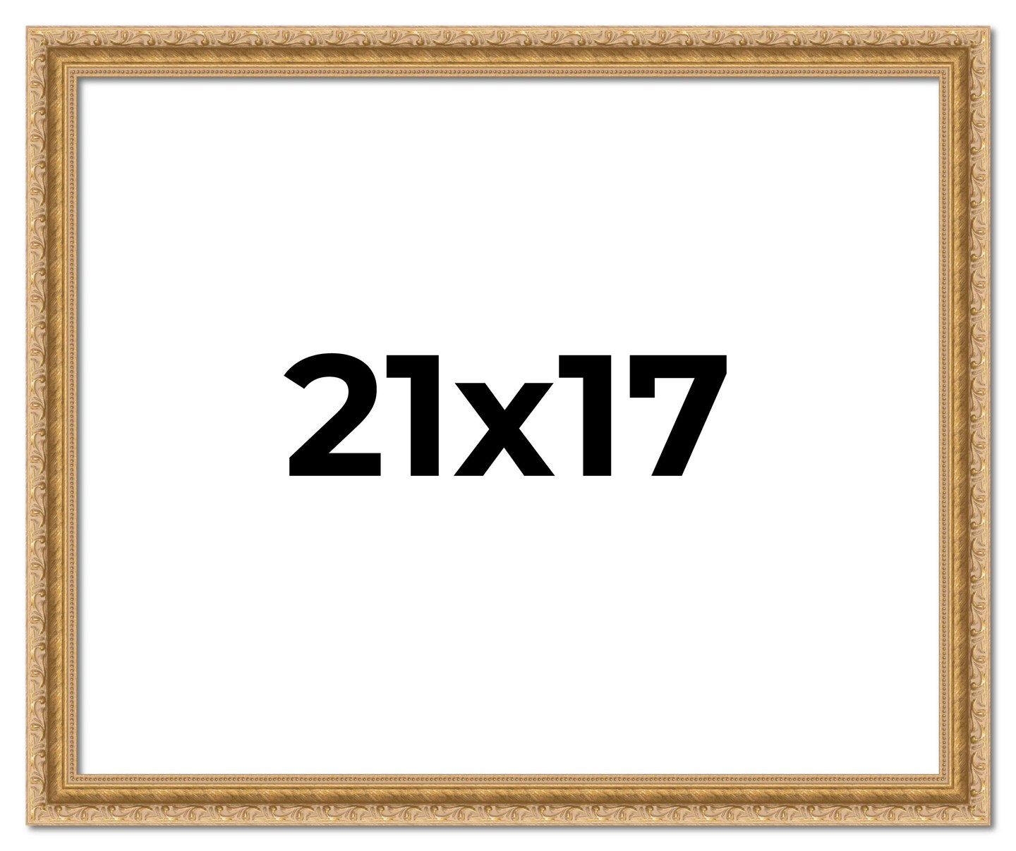 Refined Gold Picture Frame - UV Acrylic, Backing Board, Hanging Hardware Included