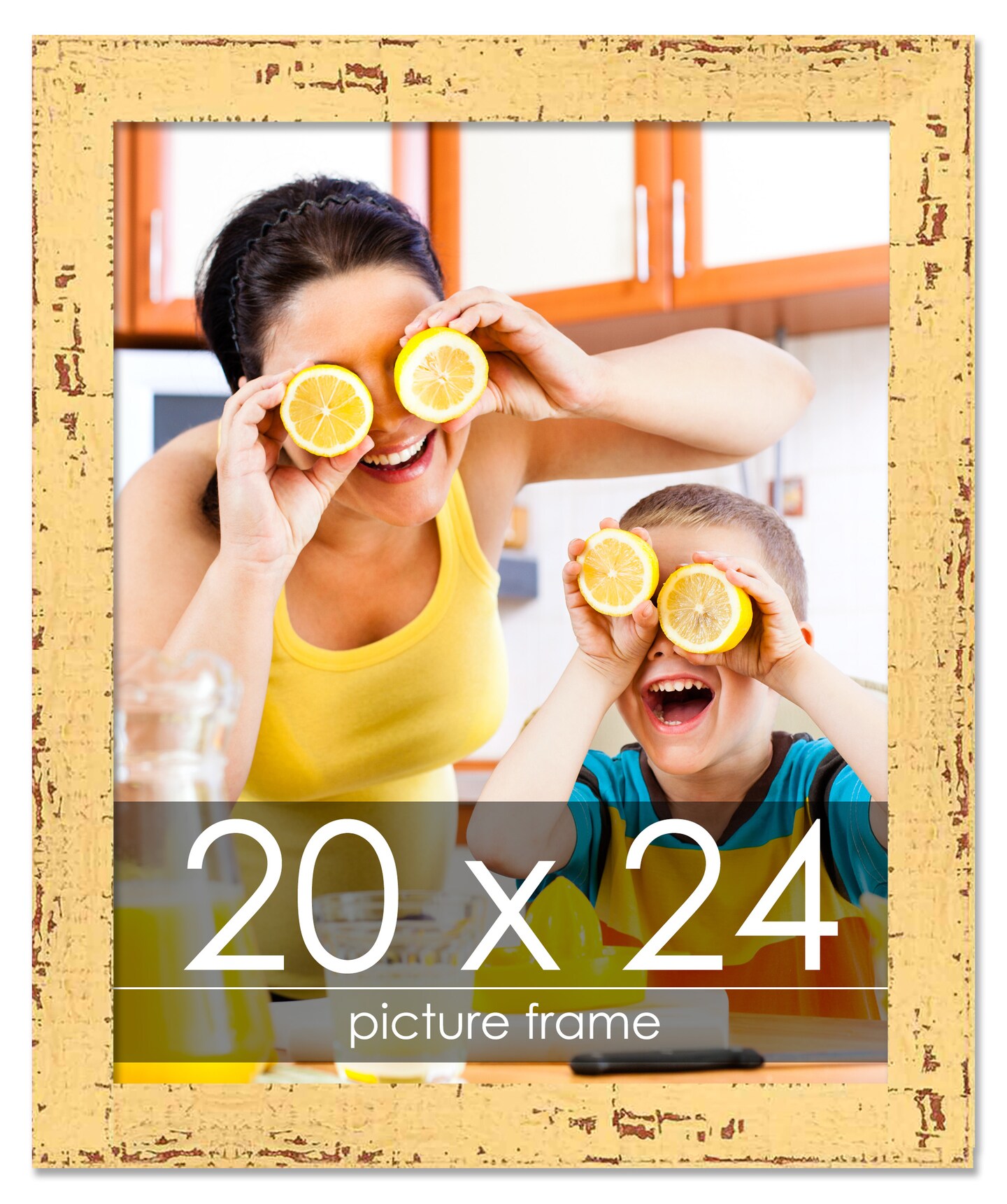 20x24 Shabby Chic Picture Frame with UV-Resistant Acrylic & Acid