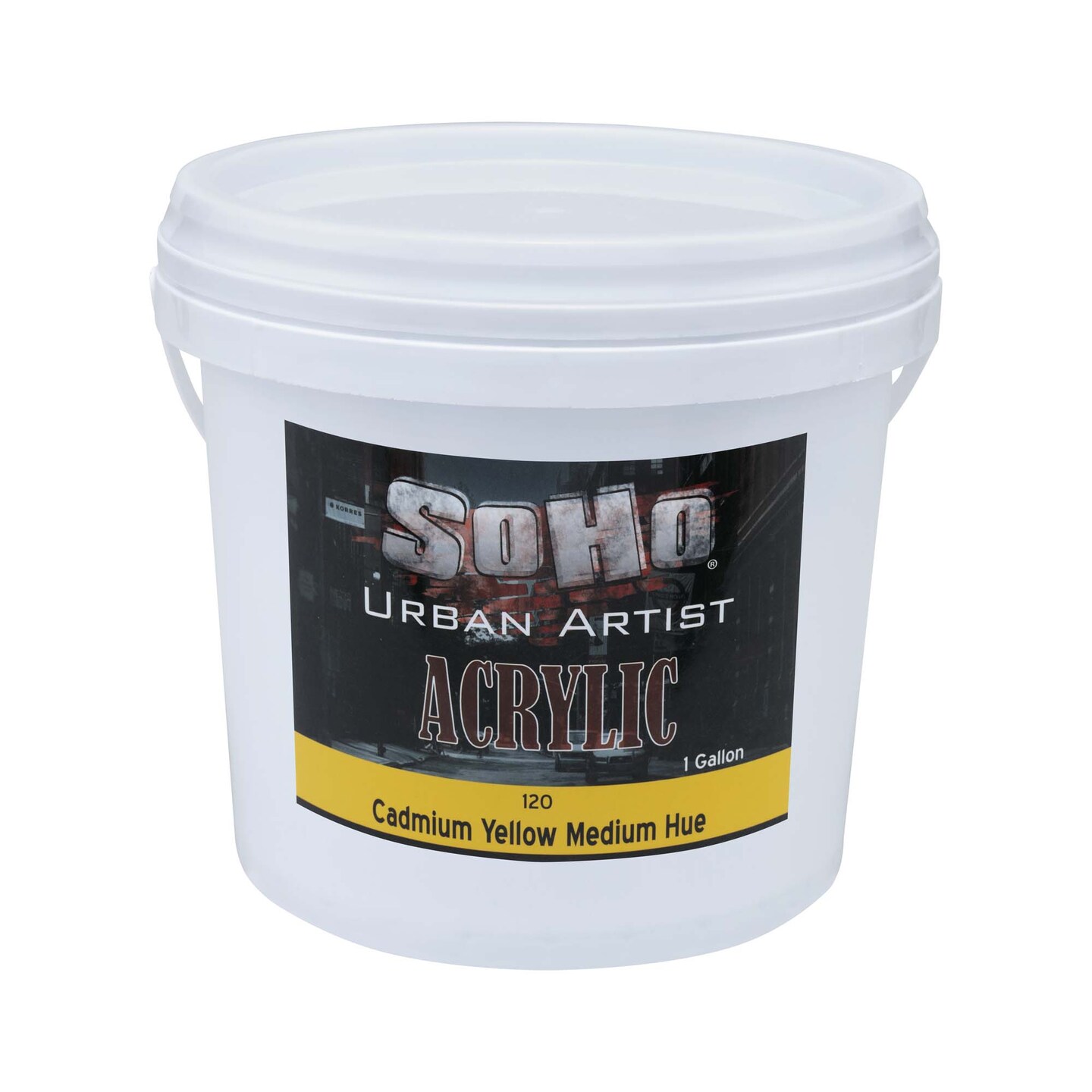 SoHo Urban Artist Heavy Body Acrylic Paint - 1 Gallon - Thick, Rich Color, Excellent Coverage, Professional Quality - Artists Acrylic Paint