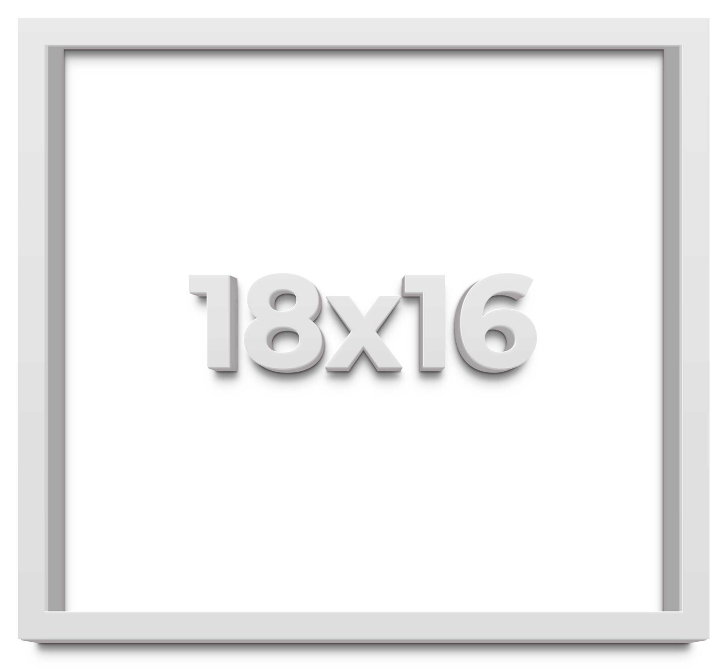 16x18 Deep Shadow Box Picture Frame with UV-Resistant Acrylic