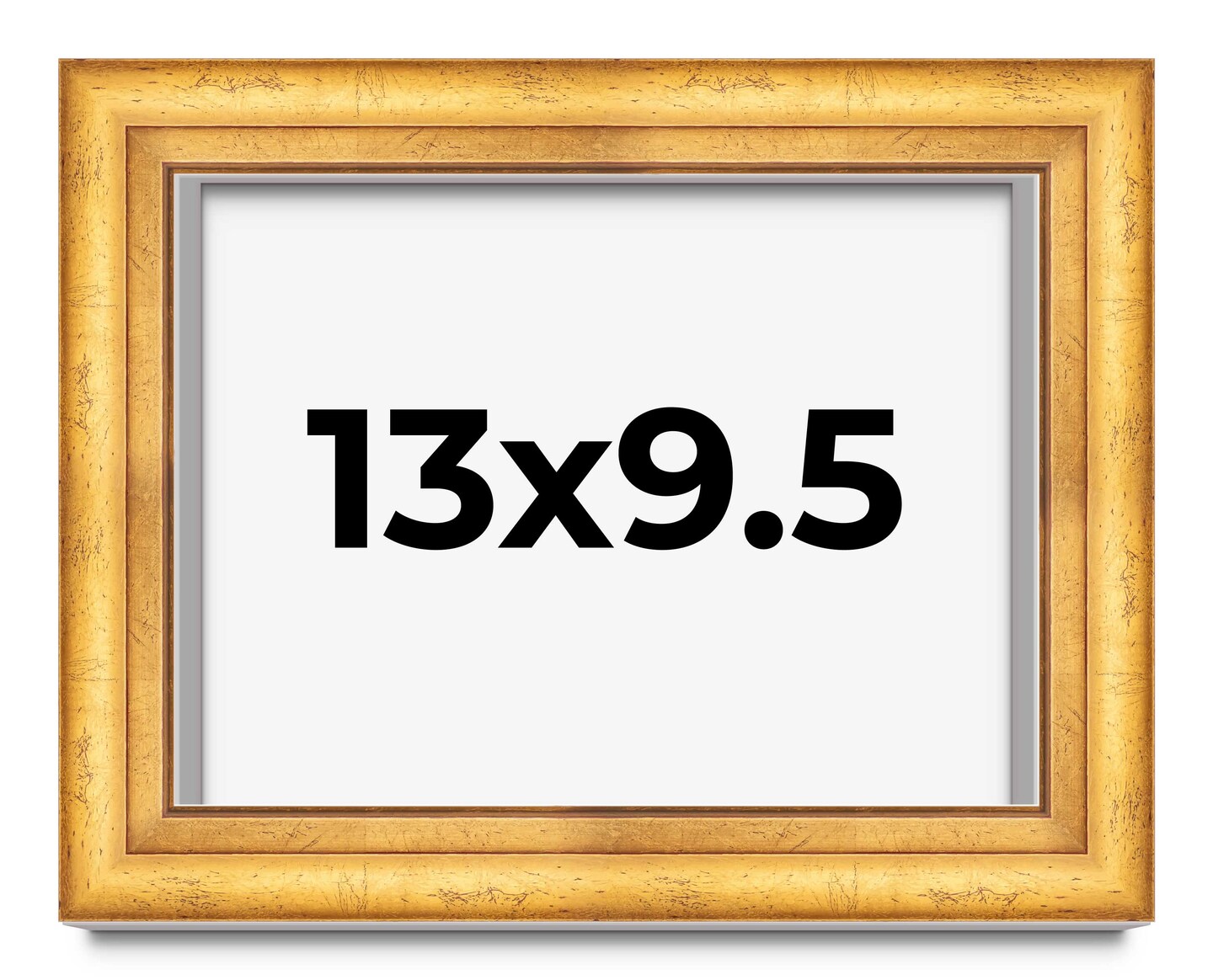 9.5x13 Deep Shadow Box Picture Frame with UV-Resistant Acrylic &#x26; Acid Free Backing, Available in 4 Finishes - Gold, Silver, Brown, White