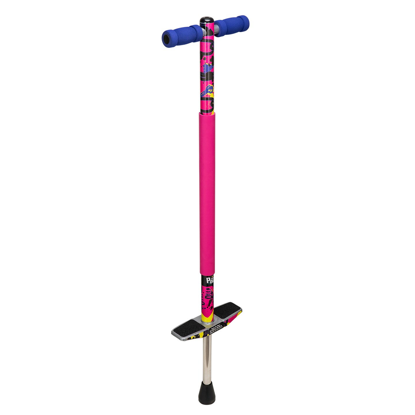 Alex: Super Go Pogo Stick - Pink - Outdoor Jumping & Balancing Toy, Padded Frame, Soft Grip Handles, Bounce Up To 2', Kids-Tweens 88-154lbs, Age 9+